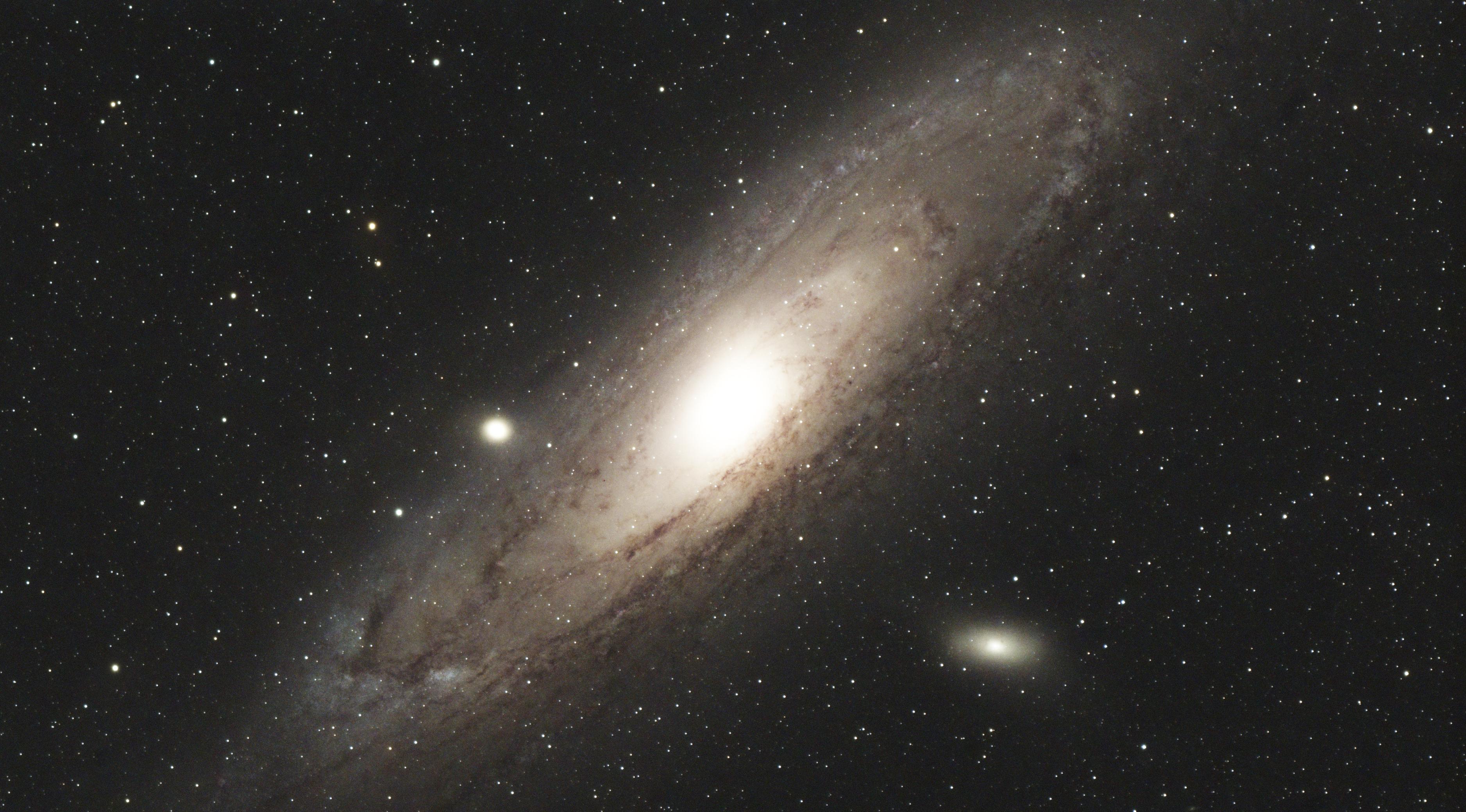 Andromeda with stars